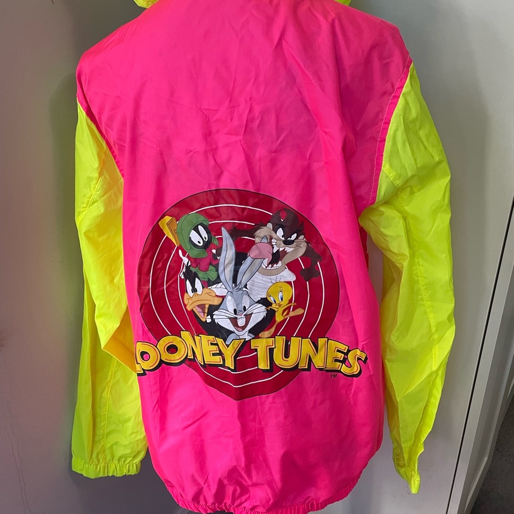 Members Only looney tunes windbreaker